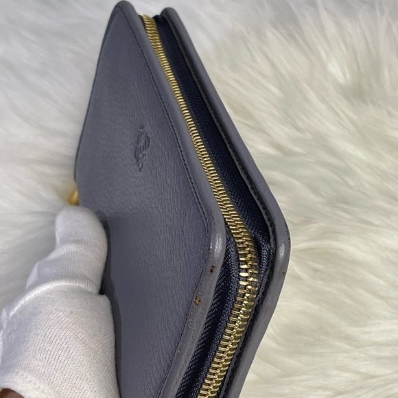 LOEWE continental leather zip wallet in gray - Picture 6 of 14